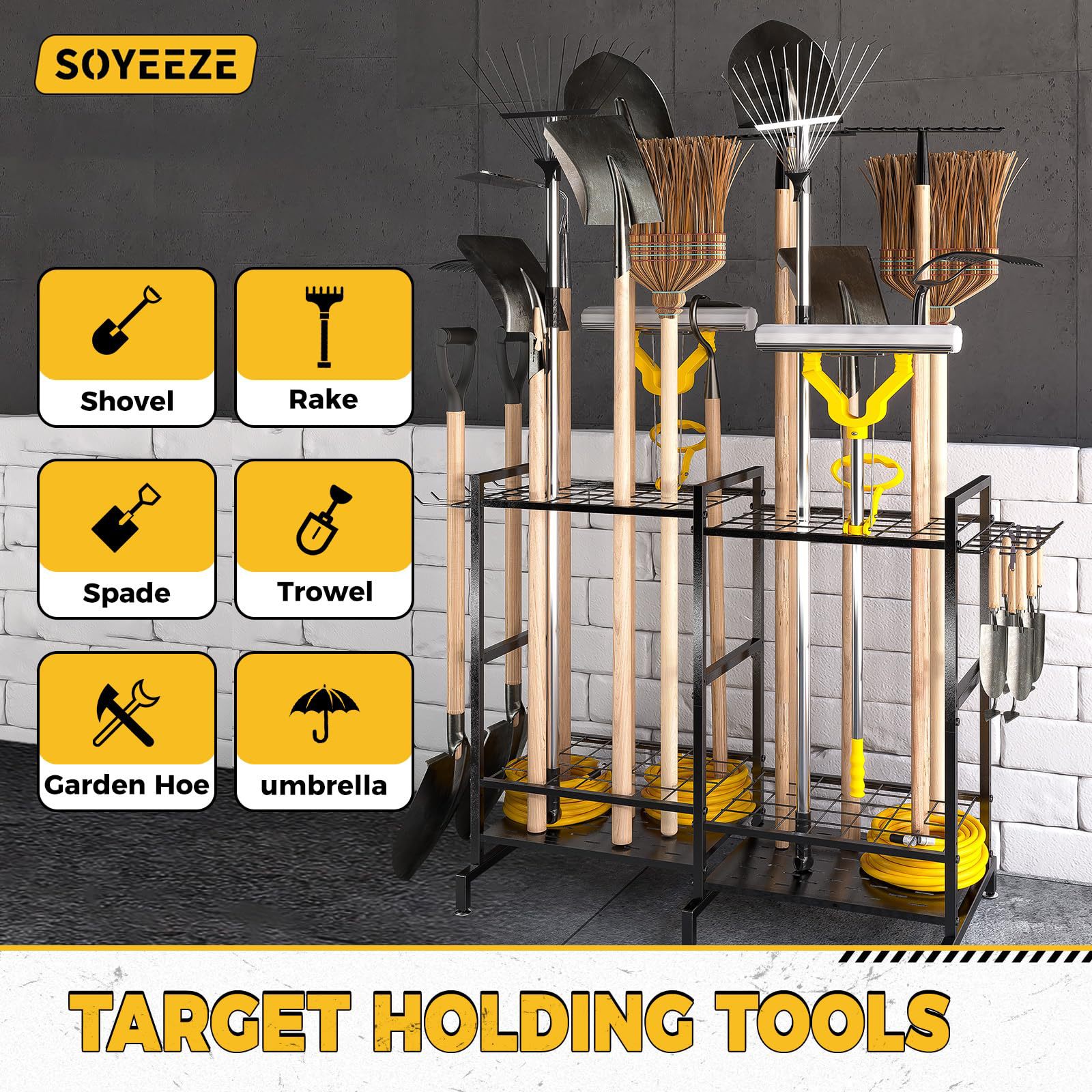 Amazon Garden Tool Rack Garage - огляд і ціна Gardening Tools Amazon