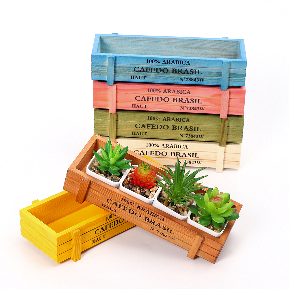 Natural Wooden Flowerpot Garde - огляд і ціна Gardening Tools Vintage