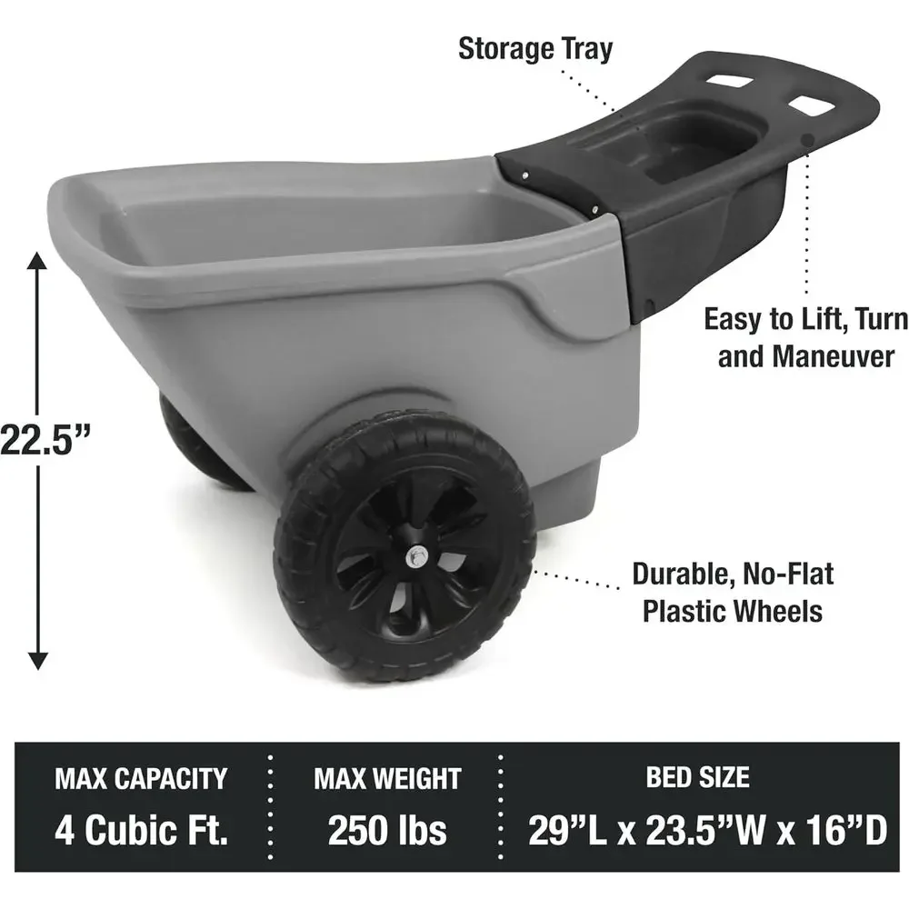 Durable Wheelbarrow with Stora - огляд і ціна Gardening Tools Made In Usa