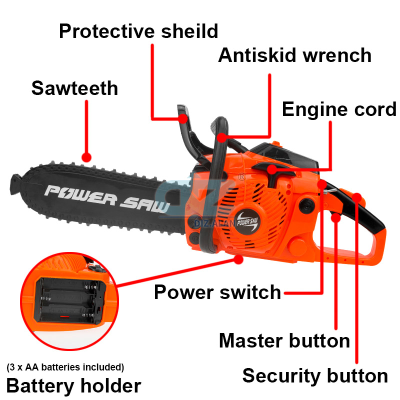 Kids Tools Power Chainsaws Ele - огляд і ціна Gardening Tools For 6 Year Old