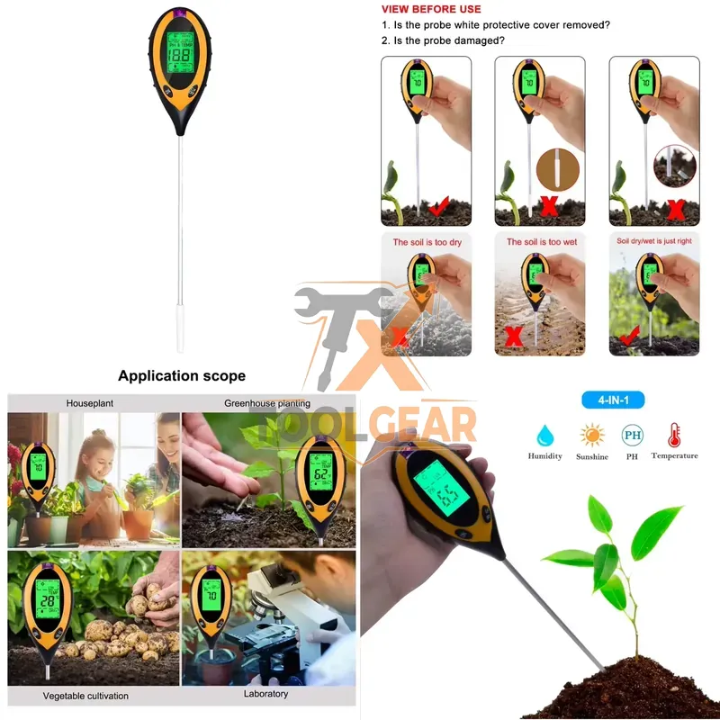 2026hotsale* 4 in 1 Soil PH Me - огляд і ціна Moisture Meter Plant