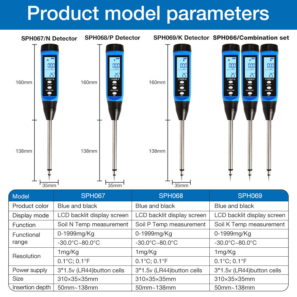 High-Precision Portable NPK So - огляд і ціна Moisture Meter Plant
