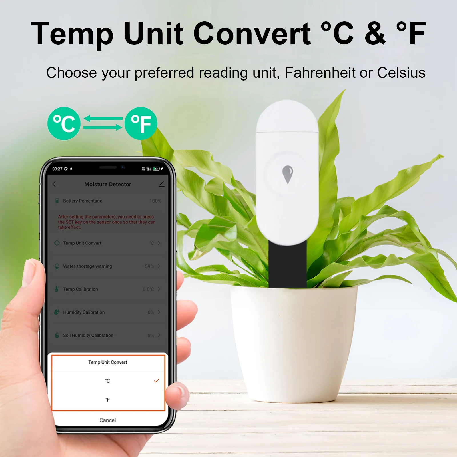 Tuya Zigbee Temperature Humidi - огляд і ціна Moisture Meter Plant