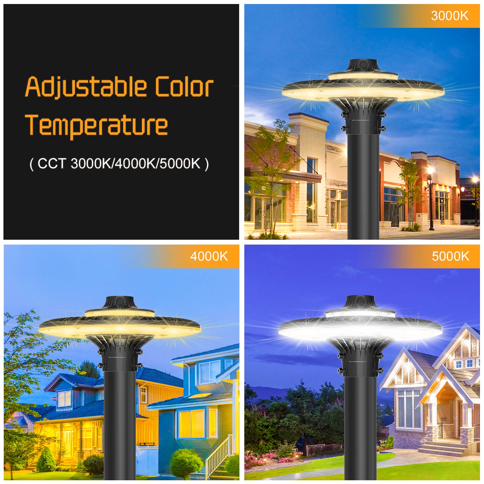 LED POST TOP Fixture ETL CE UL - огляд і ціна Gardening Tools List