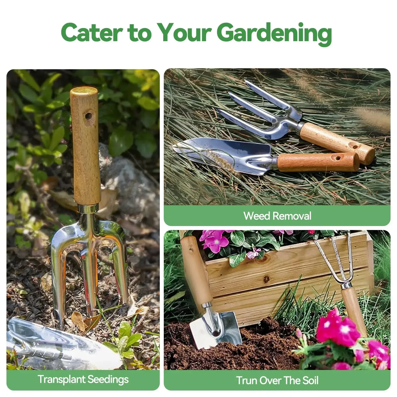 Gardening Tools 9-Piece Heavy  - огляд і ціна Gardening Tools For Women