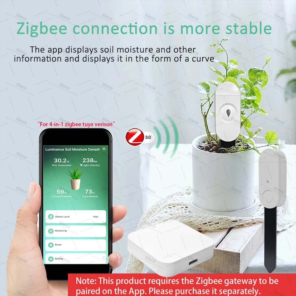 Zigbee Soil Moisture Sensor Me - огляд і ціна Moisture Meter Plant