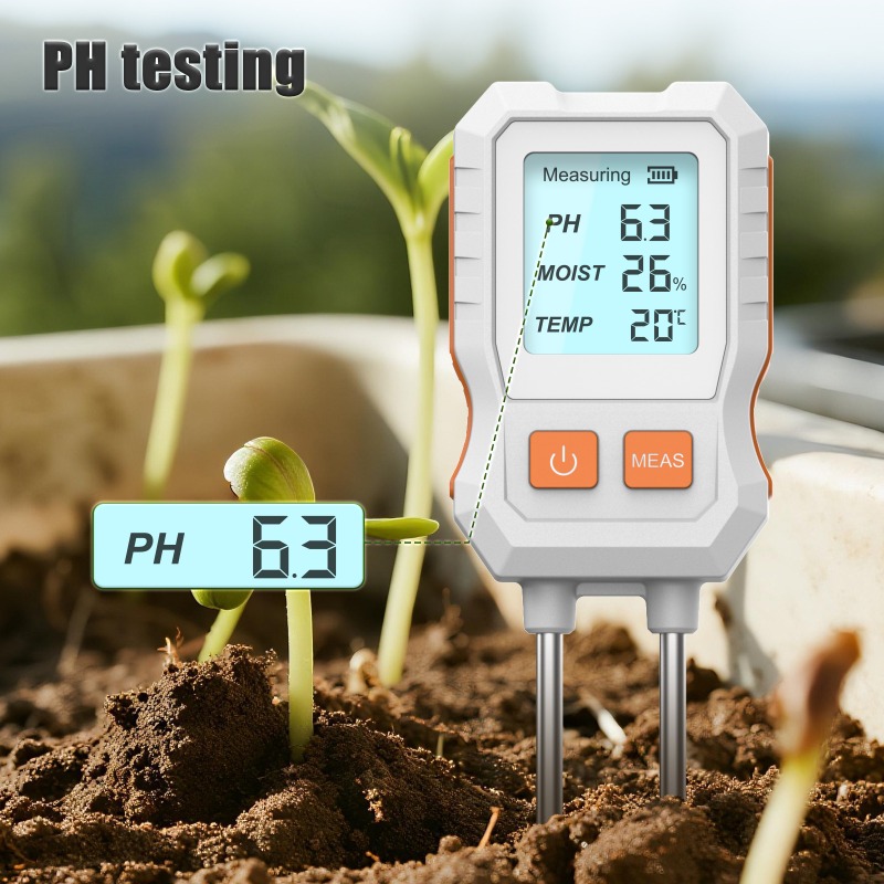 3-in-1 Digital Soil Tester wit - огляд і ціна Moisture Meter Plant