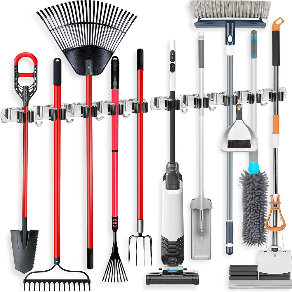 Stainless Steel Mop and Broom  - огляд і ціна Gardening Tools Organiser